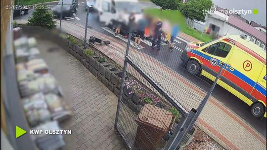 12-latek jechał hulajnogą bez kasku. Cudem uniknął tragedii