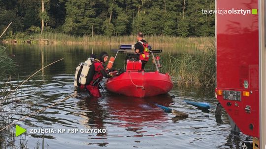 57-latek utonął na jeziorze Dobskim