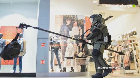 Alarm bombowy w Centrum Handlowym OGRODY w Elblągu