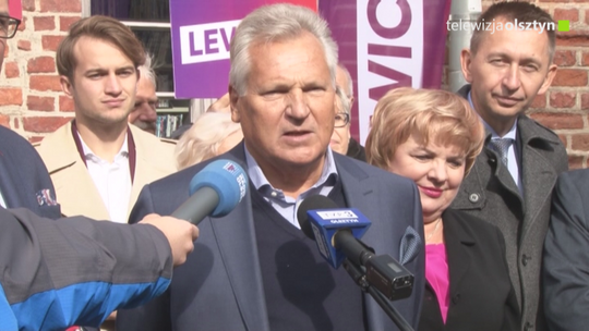  Aleksander Kwaśniewski z wizytą w Olsztynie