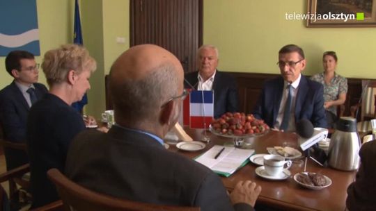 Ambasador Francji odwiedził stolicę regionu 