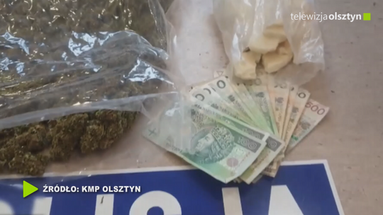 Amfetaminę i marihuanę przechwycili policjanci