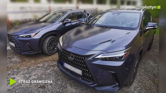 Auta warte blisko milion złotych odzyskane przez Straż Graniczną i Policję
