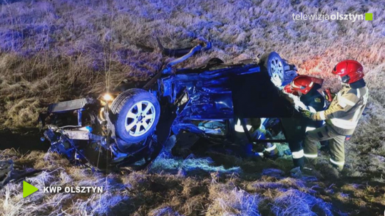 Auto zgniecione jak metalowa puszka