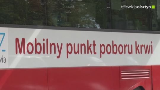 Autobus z punktem poboru krwi już jeździ do dawców