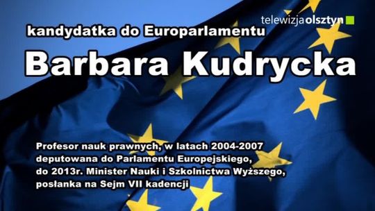 Barbara Kudrycka - studenci i seniorzy w Unii Europejskiej