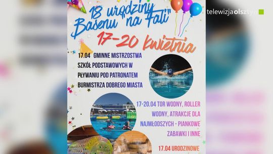 Basen w Dobrym Mieście zaprasza na swoje urodziny