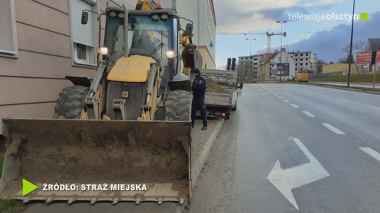 Budowlańcy zatarasowali cały chodnik