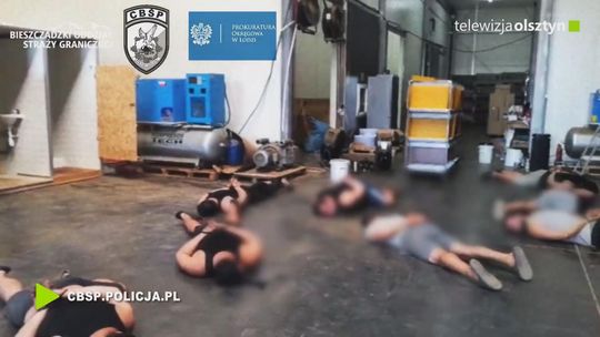 CBŚP i Straż Graniczna zlikwidowały fabrykę nielegalnych papierosów