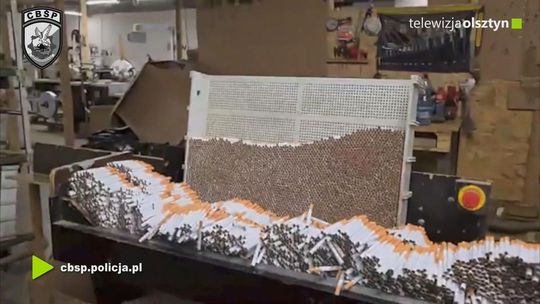 CBŚP rozbiło gang tytoniowy. Zabezpieczono 30 milionów nielegalnych papierosów
