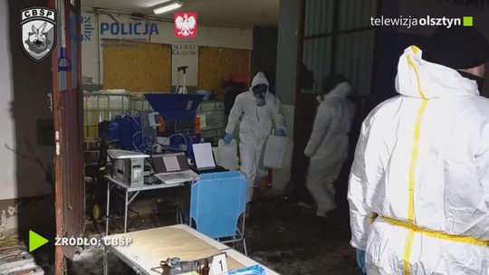 CBŚP zlikwidowało nielegalne laboratorium narkotyków