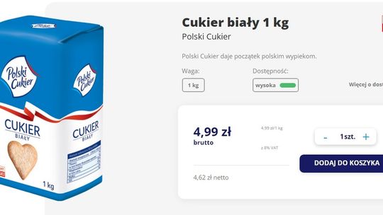 Cukier za 4,99 zł? Tak! I to prosto z państwowej spółki [ARTYKUŁ]