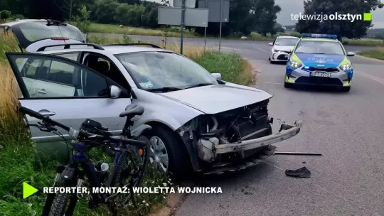 Czołowe zderzenie. Dwie osoby trafiły do szpitala