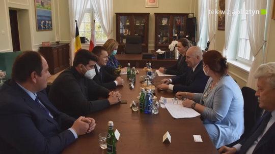 Delegacja z Rumunii z wizytą u marszałka 