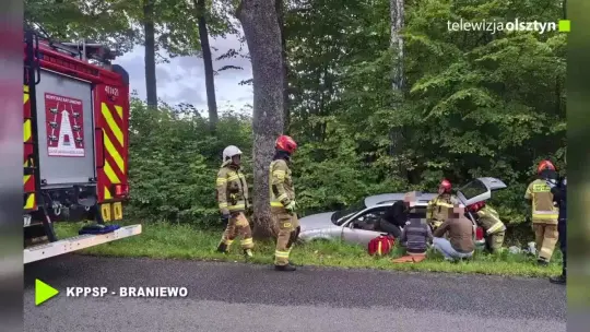 Dwie interwencje strażaków po zdarzeniach drogowych
