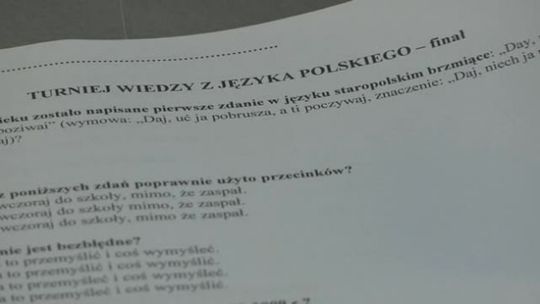 Finał testu z języka polskiego