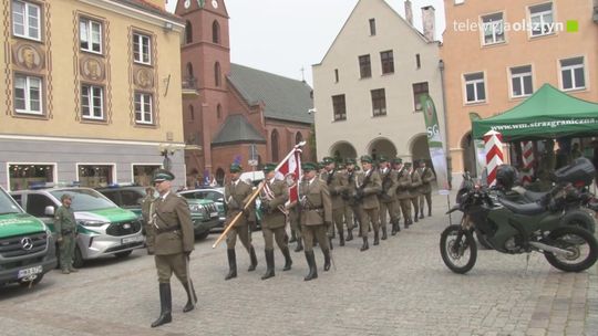 Defilada Straży Granicznej na Starym Mieście