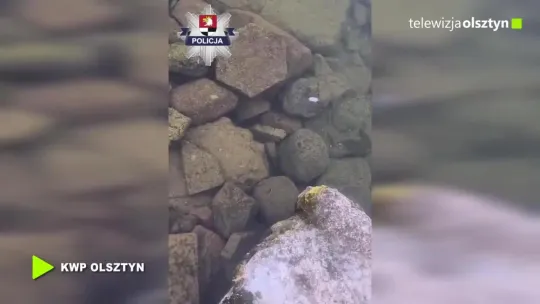 Granat z czasów II wojny światowej odnaleziony nad jeziorem Mamry