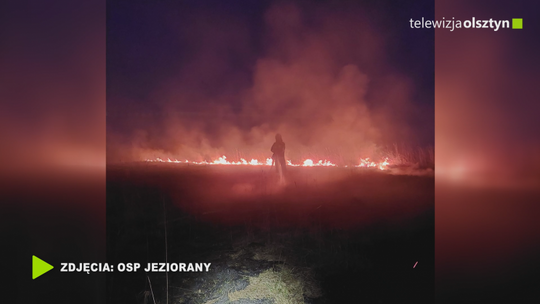 Groźne pożary traw w regionie