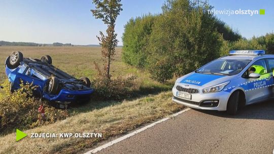 Groźne zdarzenie drogowe na krajowej 16