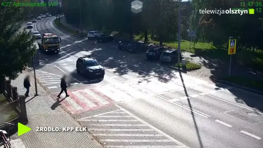 Groźnie wyglądające zdarzenie drogowe