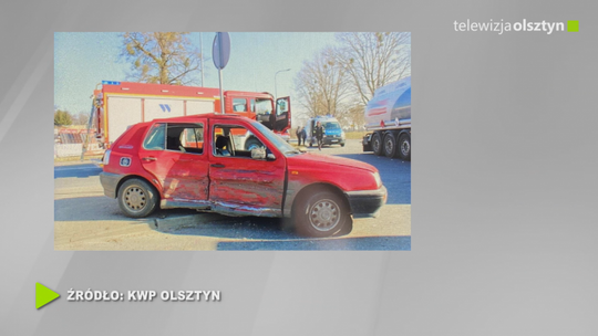 Groźnie zdarzenie drogowe 