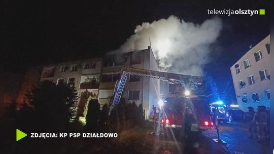 Groźny pożar w miejscowości Białuty