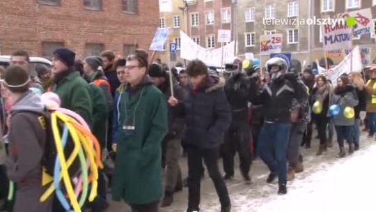 Happening maturzystów