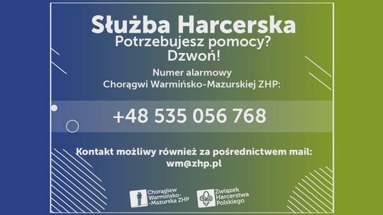 Harcerze pomagają seniorom