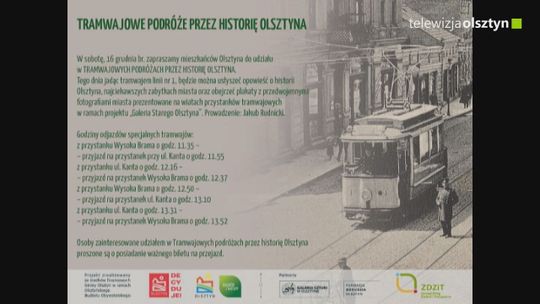 Historia Olsztyna opowiedziana w tramwaju.