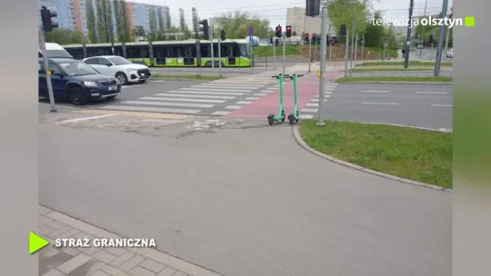 Hulajnoga zablokowała drogę