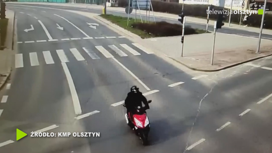 Jechał wężykiem po Olsztynie 
