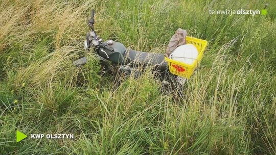 Jeden spowodował kolizję drugi ukrył motocykl przed policjantami