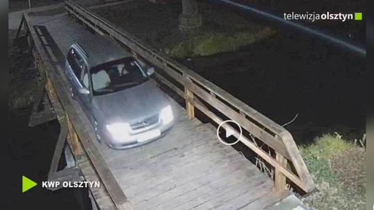 Jeździł po kładce dla pieszych bo miał trudny dzień