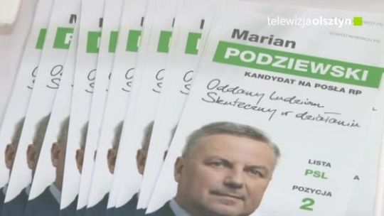 Kandydat na posła z ramienia PSL przedstawił swój program 