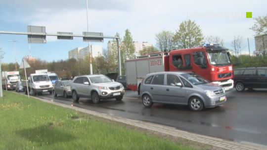Karambol na olsztyńskich Nagórkach