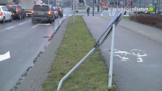 Kierowcy niszczą znaki drogowe