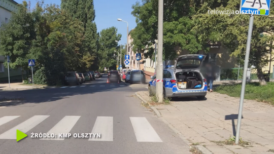 Kobieta potracona na przejściu dla pieszych w Olsztynie
