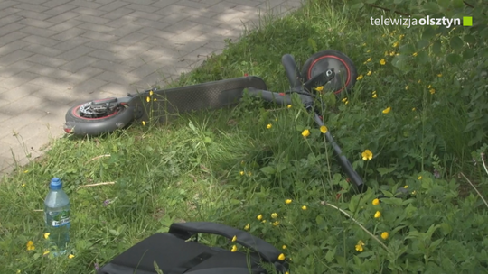Kolejna kolizja z udziałem hulajnogi
