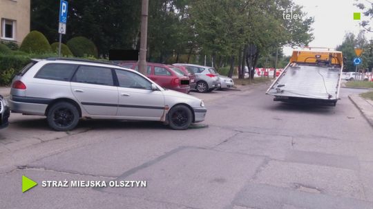 Kolejne nieużytkowane pojazdy zniknęły z olsztyńskich ulic