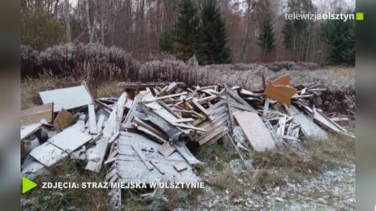 Kolejny przykład zaśmiecania terenu