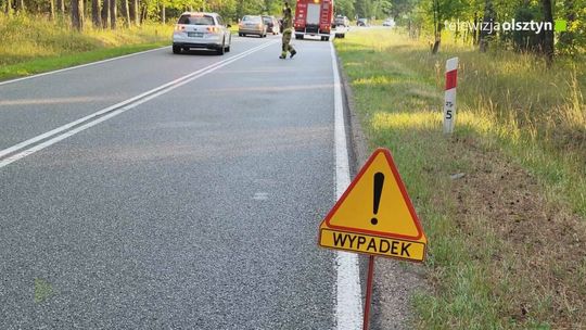 Kolizja drogowa na trasie Orzysz – Ełk