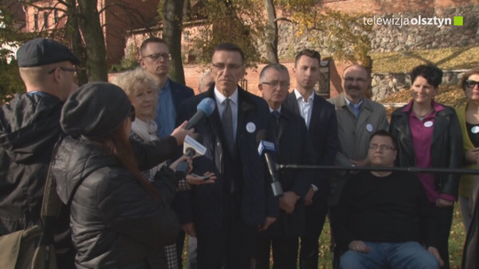  Konferencja prasowa KWW Piotra Grzymowicza