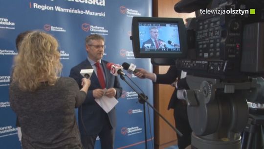 Konferencja prasowa Platformy Obywatelskiej w Olsztynie