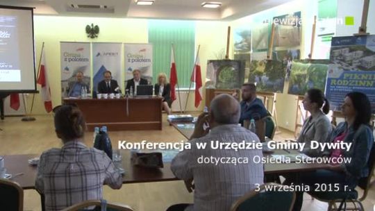 Konferencja w urzędzie Gminy Dywity