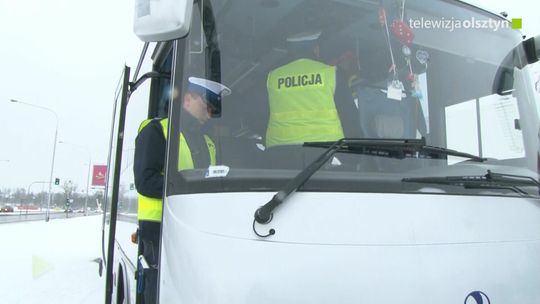 Kontrola autobusów przed feriami