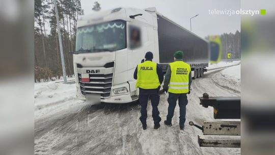 Kontrole ciężarówek i autobusów