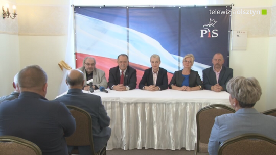 Konwencja wyborcza polityków PiS-u w Bartoszycach 