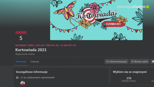 Kortowiada wystartuje