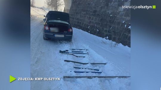 Kradł elementy infrastruktury drogowej - został zatrzymany na gorącym uczynku